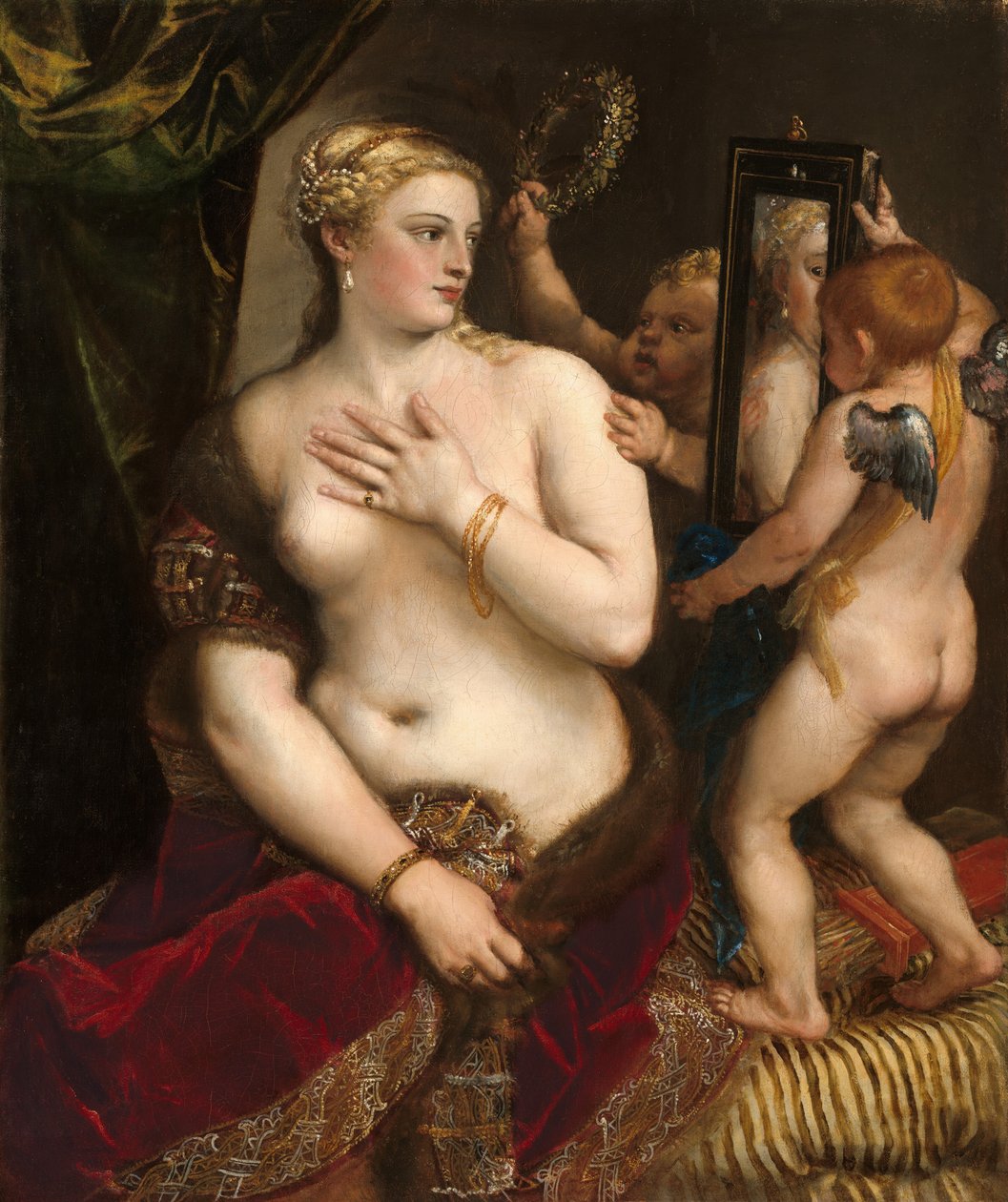 Venuše se zrcadlem, c. 1555. od Titian