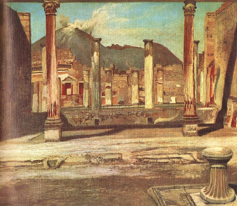 Pompeji mají dům Chirurgů s Vesuvem od Tivadar Kosztka Csontvary