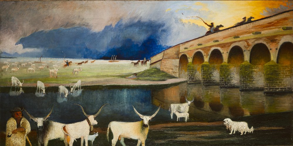 Storm on the Hortobagy od Tivadar Kosztka Csontvary