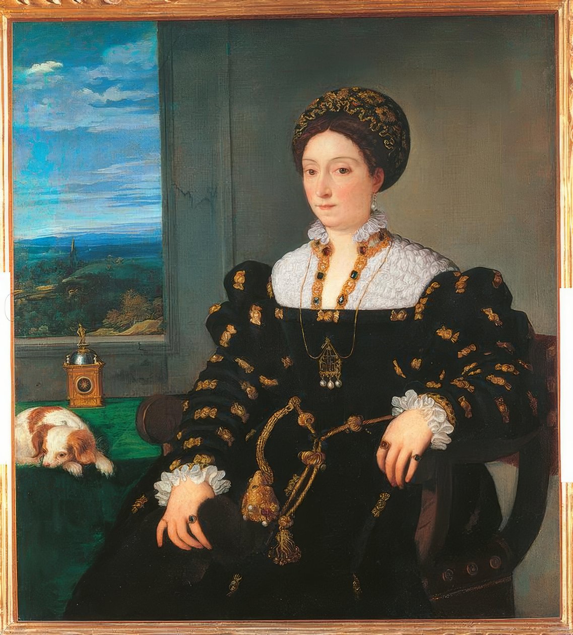 Itálie, Toskánsko, Florencie, Galerie Uffizi od Tiziano Vecelli