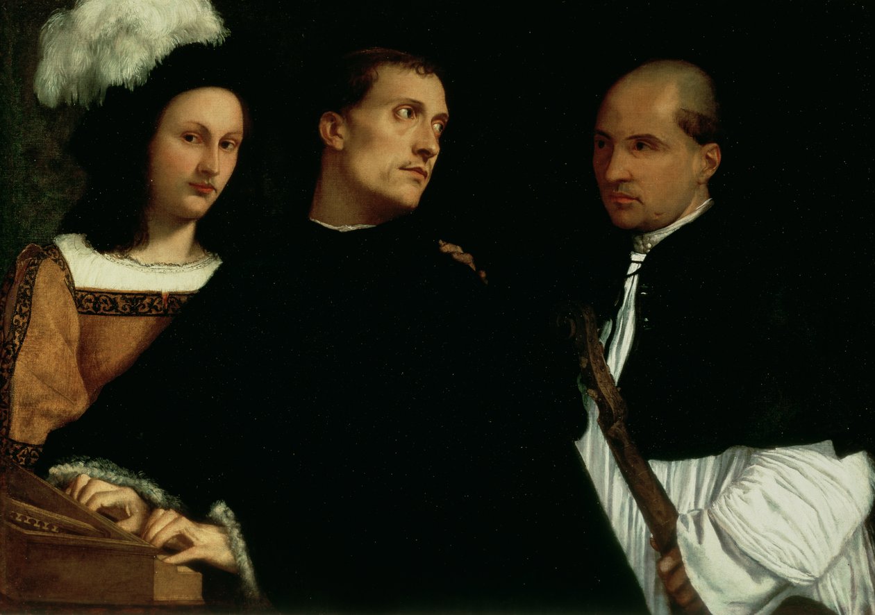 Přerušený koncert, c.1512 od Tiziano Vecelli