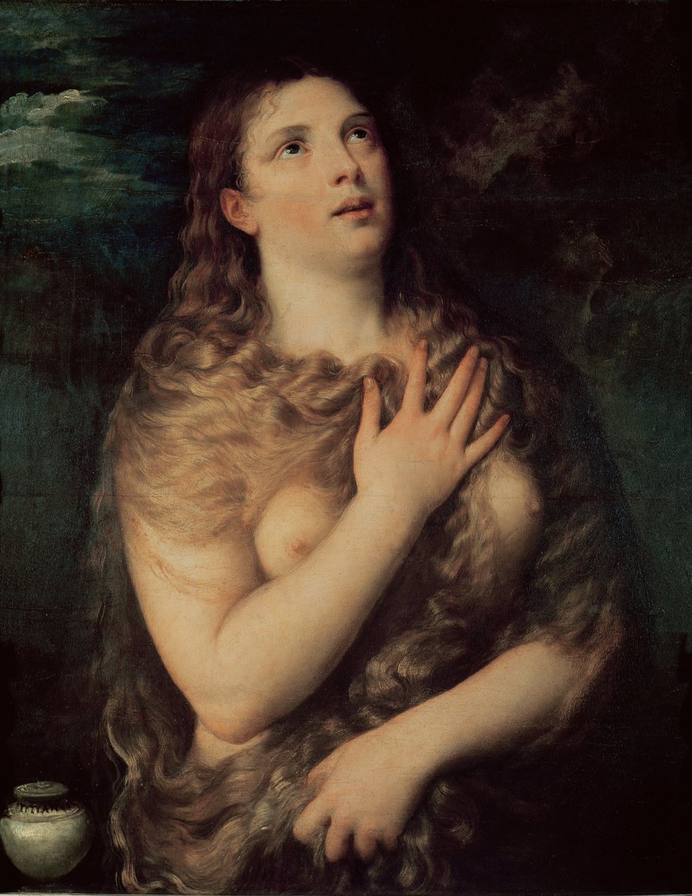 Marie Magdaléna od Tiziano Vecelli
