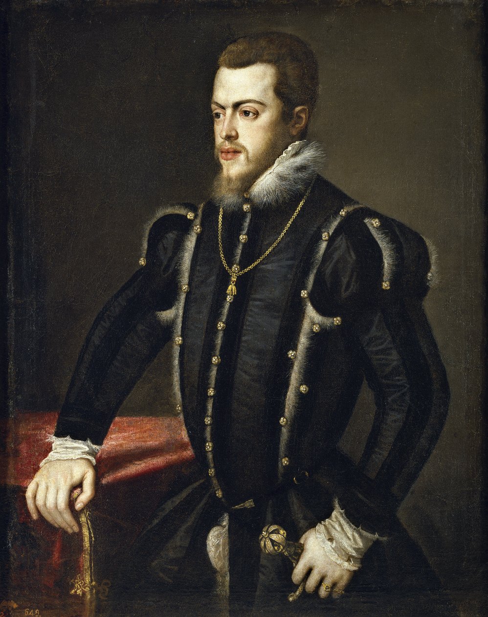 Portrét Filipa II. od Tiziano Vecelli