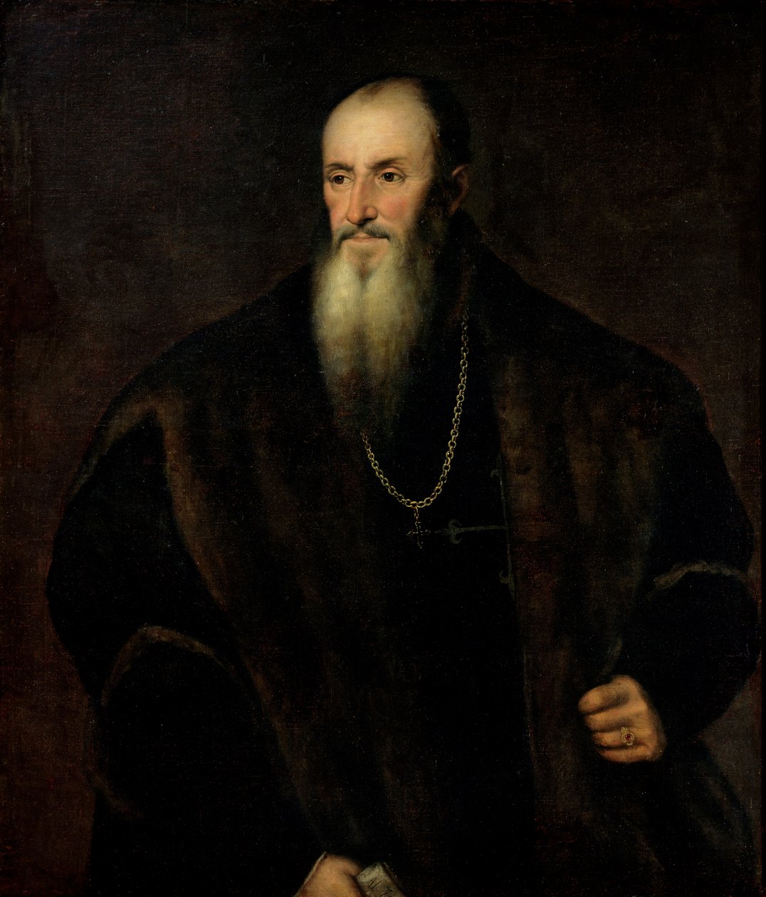 Portrét Nicolase Perrenota de Granvelle, 1548 od Tiziano Vecelli