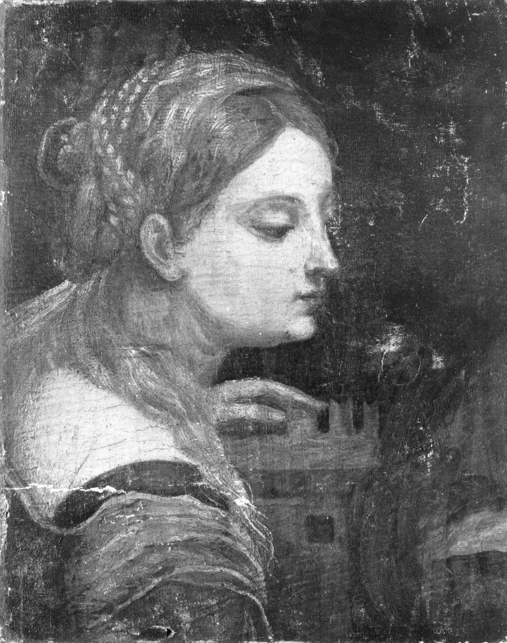 Svatá Barbora od Tiziano Vecelli