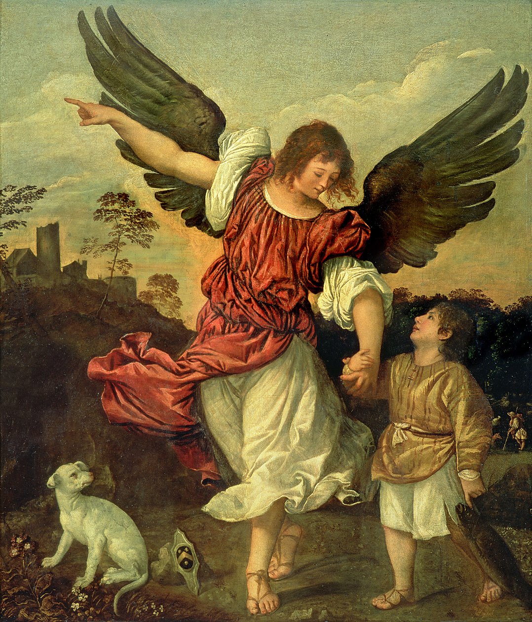 Rafael a Tobiáš, 1507-8 od Tiziano Vecelli