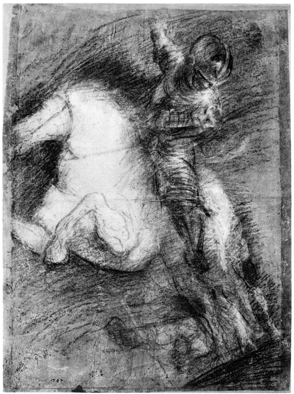 Jezdec pro bitvu u Cadore, c1525, 1937 od Tiziano Vecelli