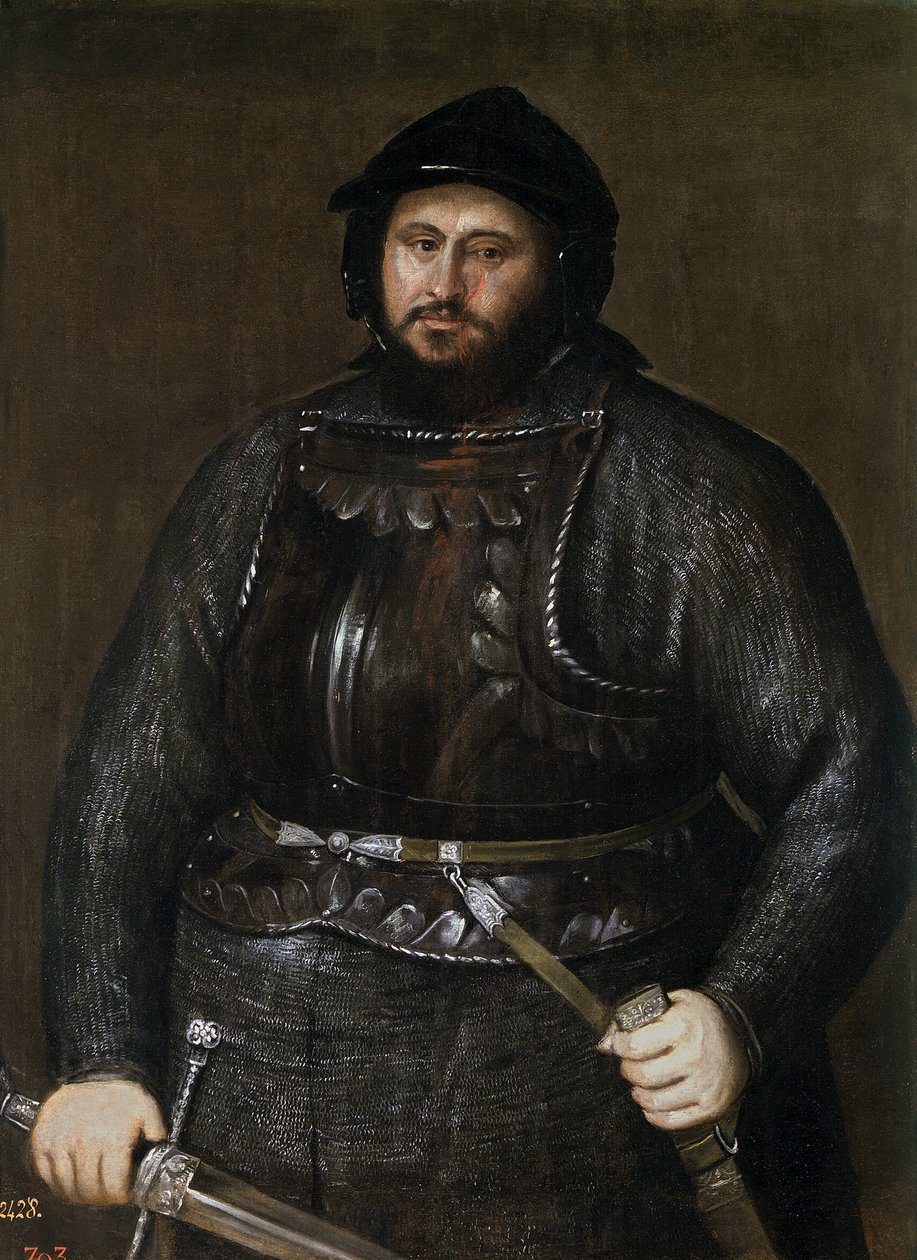John Frederick I 1503-1554, saský kurfiřt, 1548 od Tiziano Vecelli