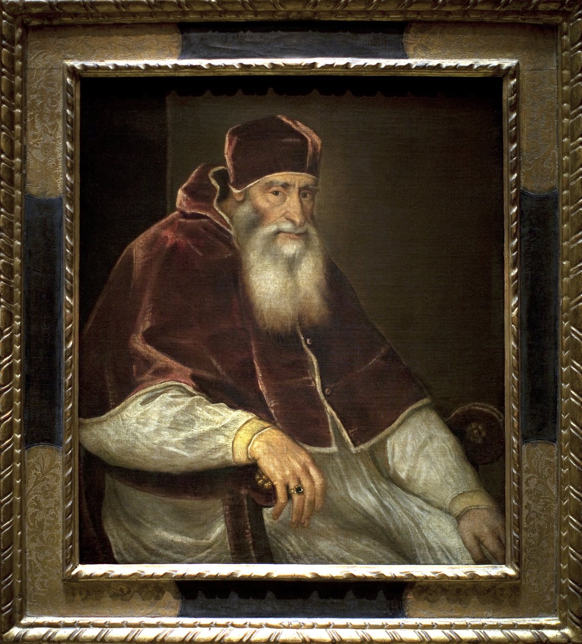 Papež Pavel III (Alessandro Farnese od Tiziano Vecelli