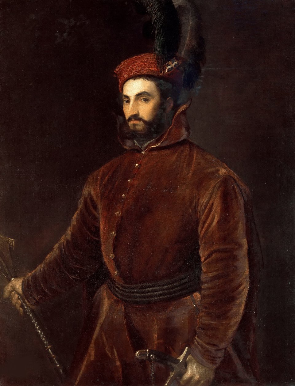 Portrét Ippolita de Medici 1511-1535, cca 1533-1534. od Tiziano Vecelli