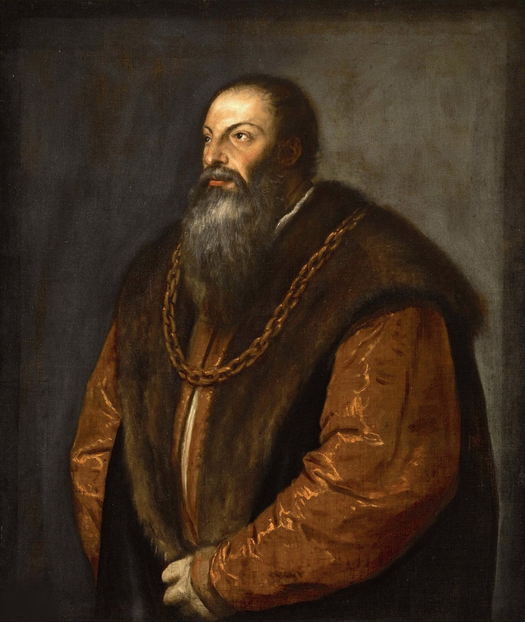 Portrét Pietra Aretina, cca 1537. od Tiziano Vecelli