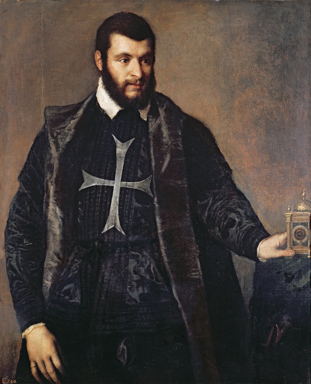 Portrét rytíře Maltézského řádu od Tiziano Vecelli