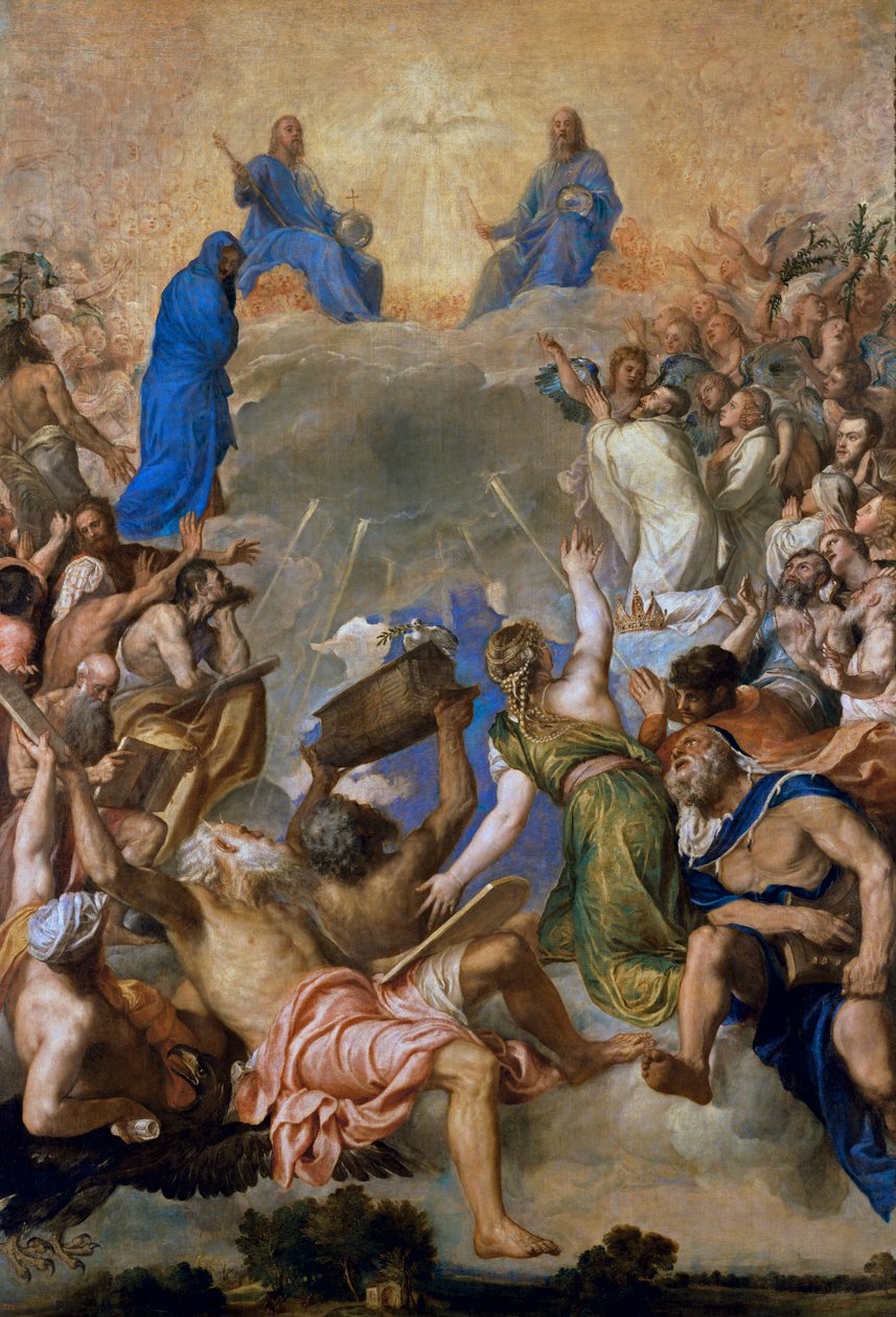 Nejsvětější Trojice, 155354 od Tiziano Vecelli