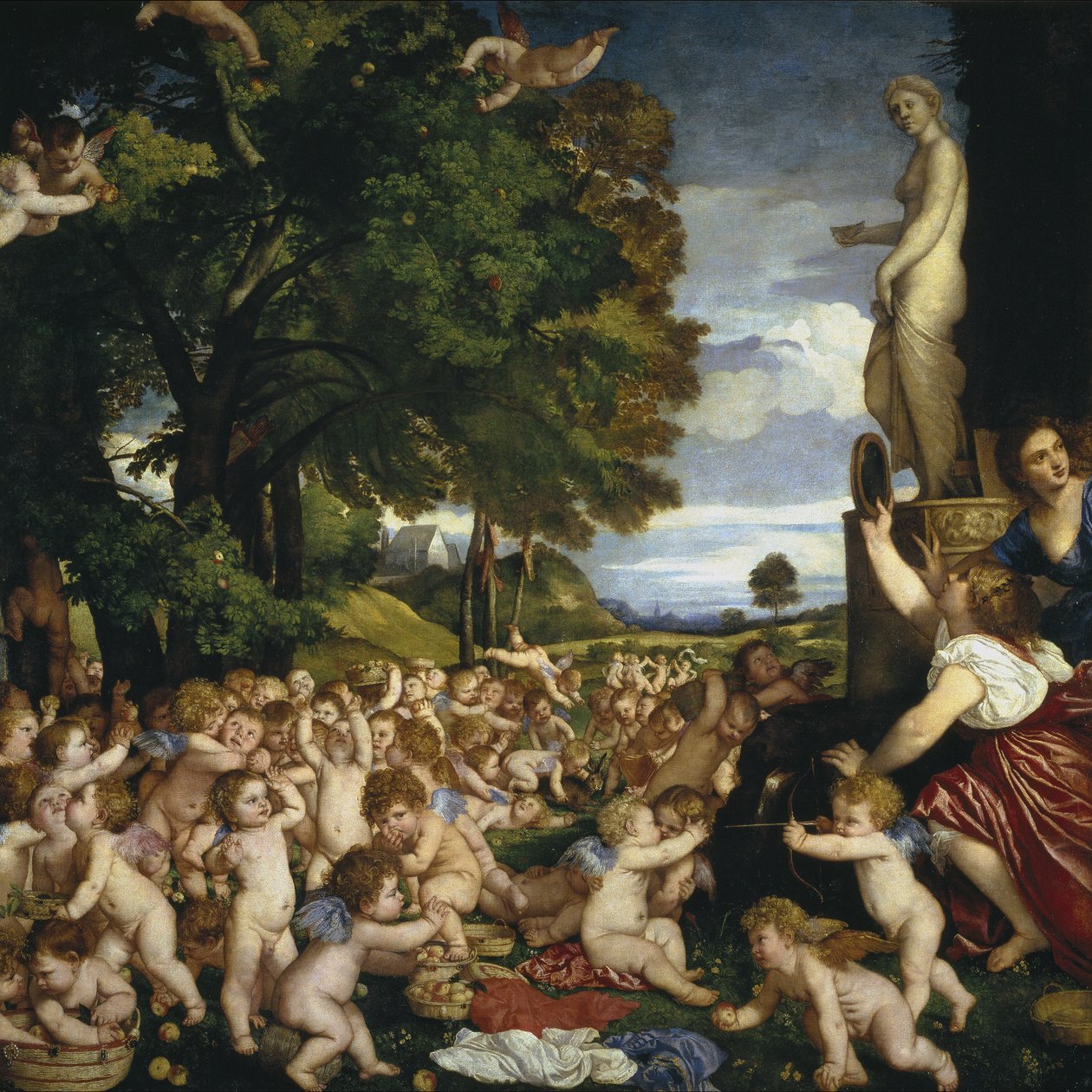 Oběť Venuši, 1518-1519 od Tiziano Vecelli
