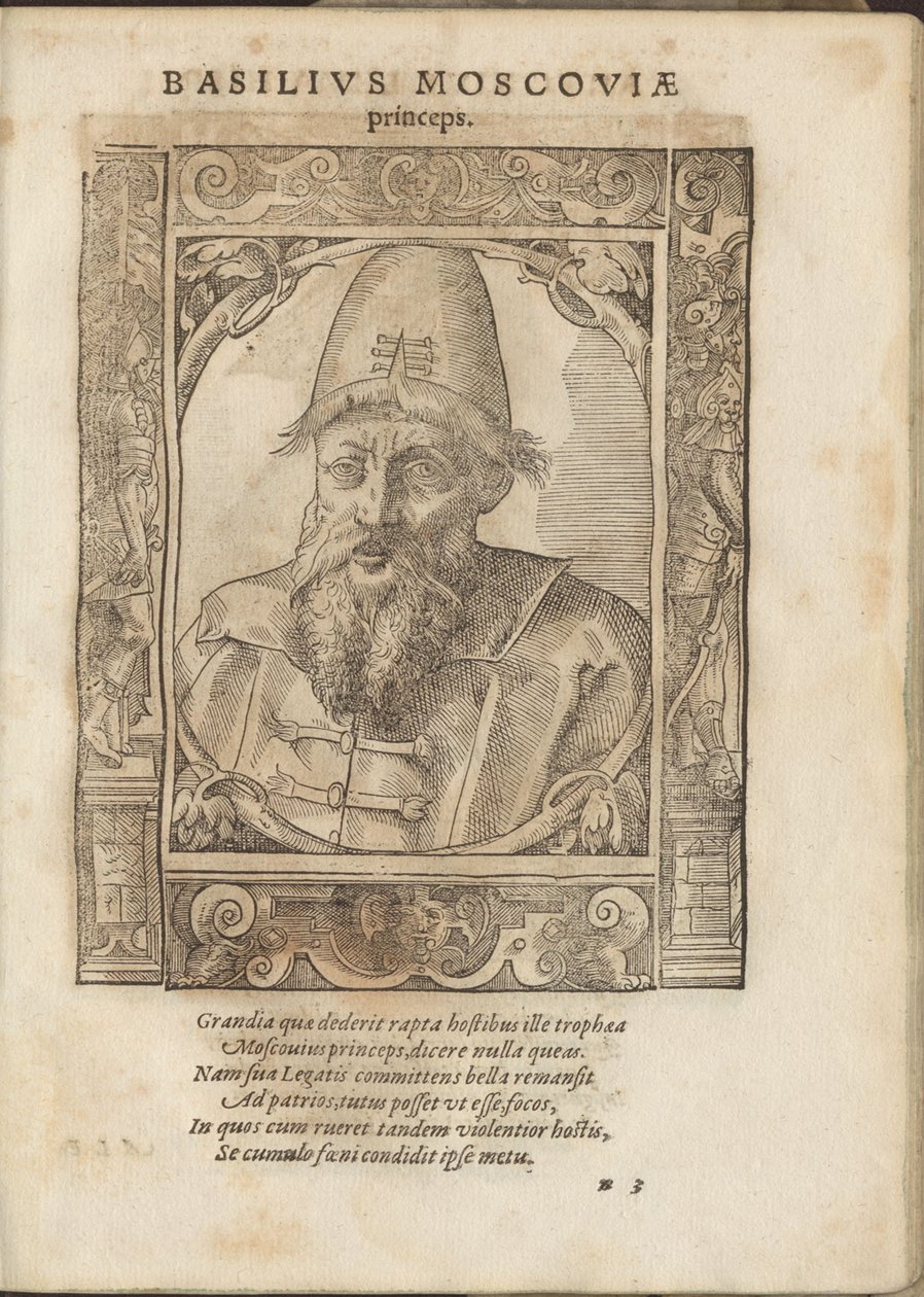 Portrét cara Ivana IV. Hrozného 1530-1584 od Tobias Stimmer