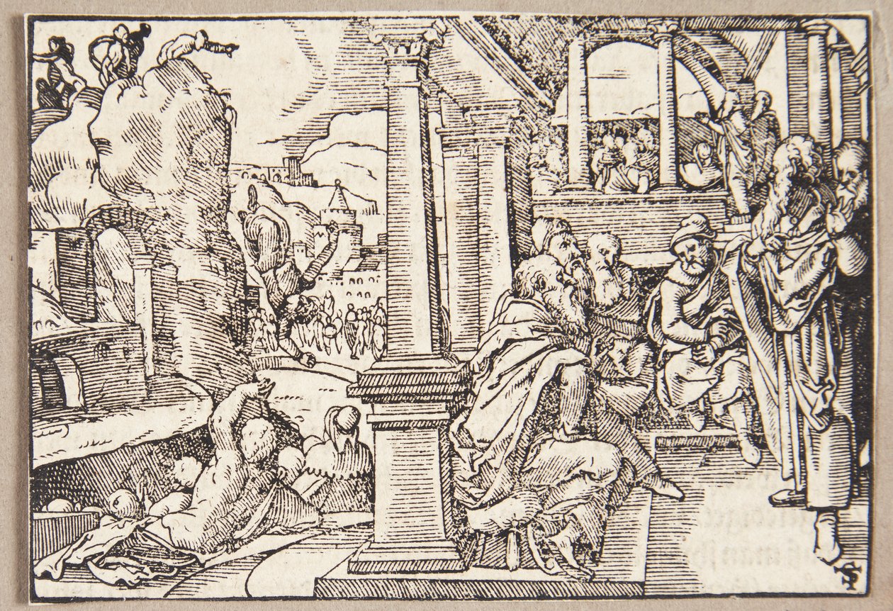Spurius Cassius je vyhozen z útesu od Tobias Stimmer