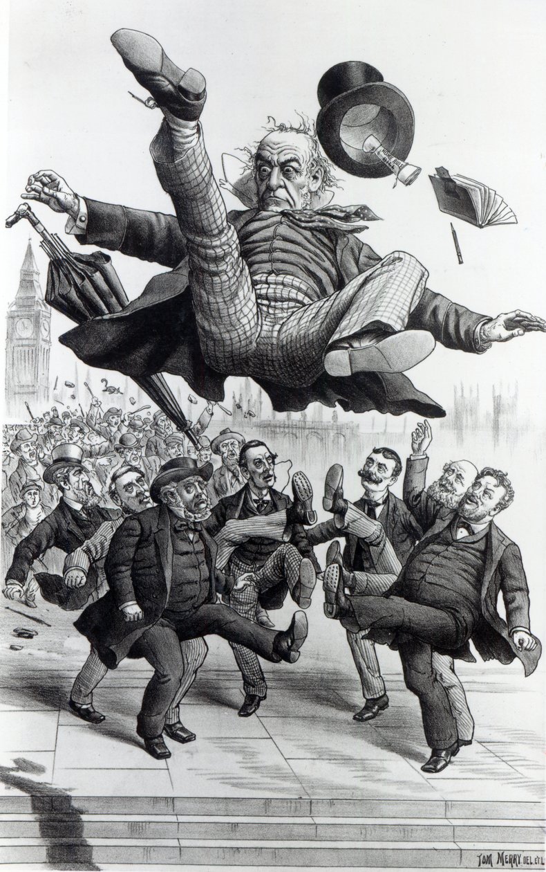 Gladstone byl vyhozen z parlamentu, kolem roku 1894 od Tom Merry