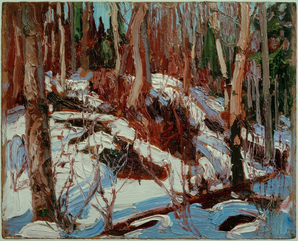 Zimní tání v lese od Tom Thomson