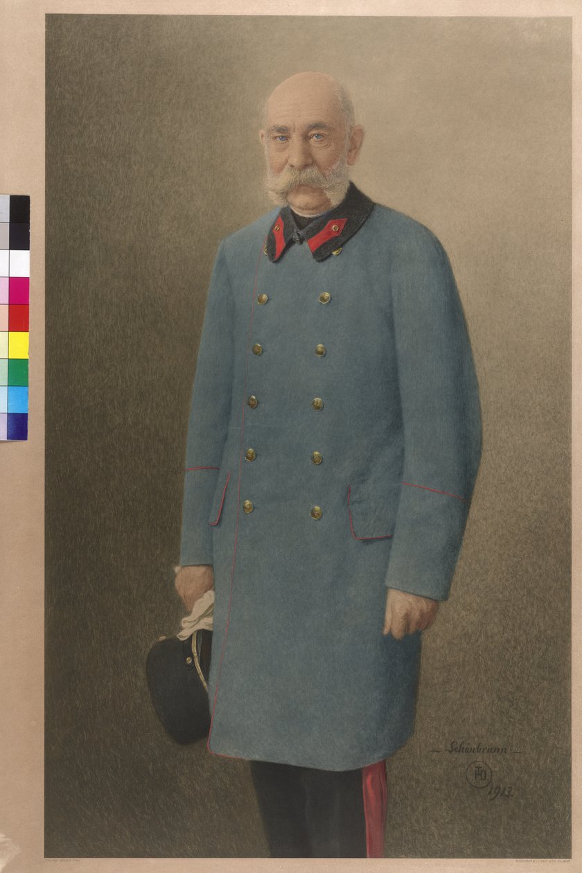 Rakouský císař František Josef I. od Tom von Dreger