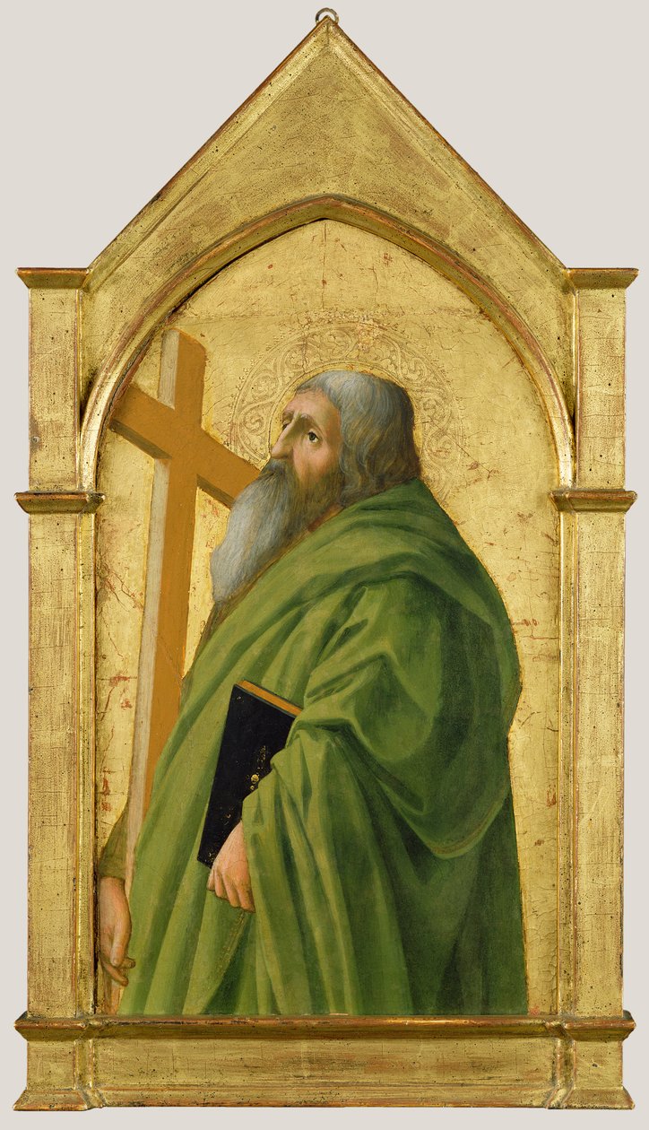 Saint Andrew, 1426 (tempera a list zlata na panelu) od Tommaso Masaccio