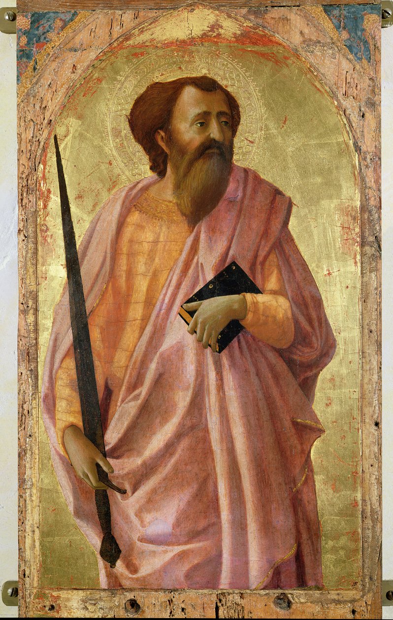 St. Paul, 1426 (tempera na panelu) od Tommaso Masaccio