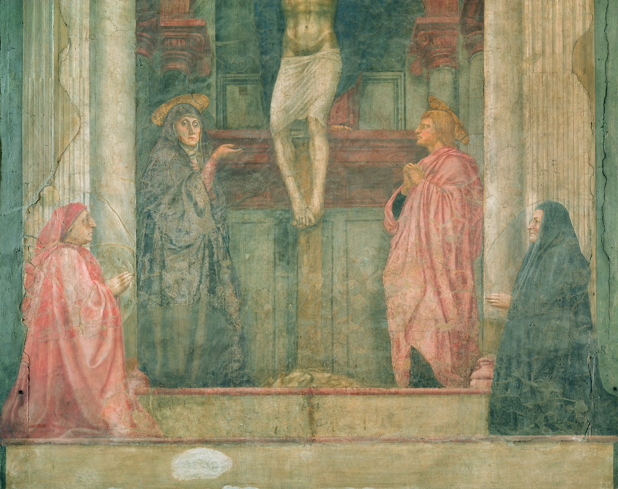 The Trinity, 1427-28 (detail) (viz také 173689-91, 200125-200130) od Tommaso Masaccio