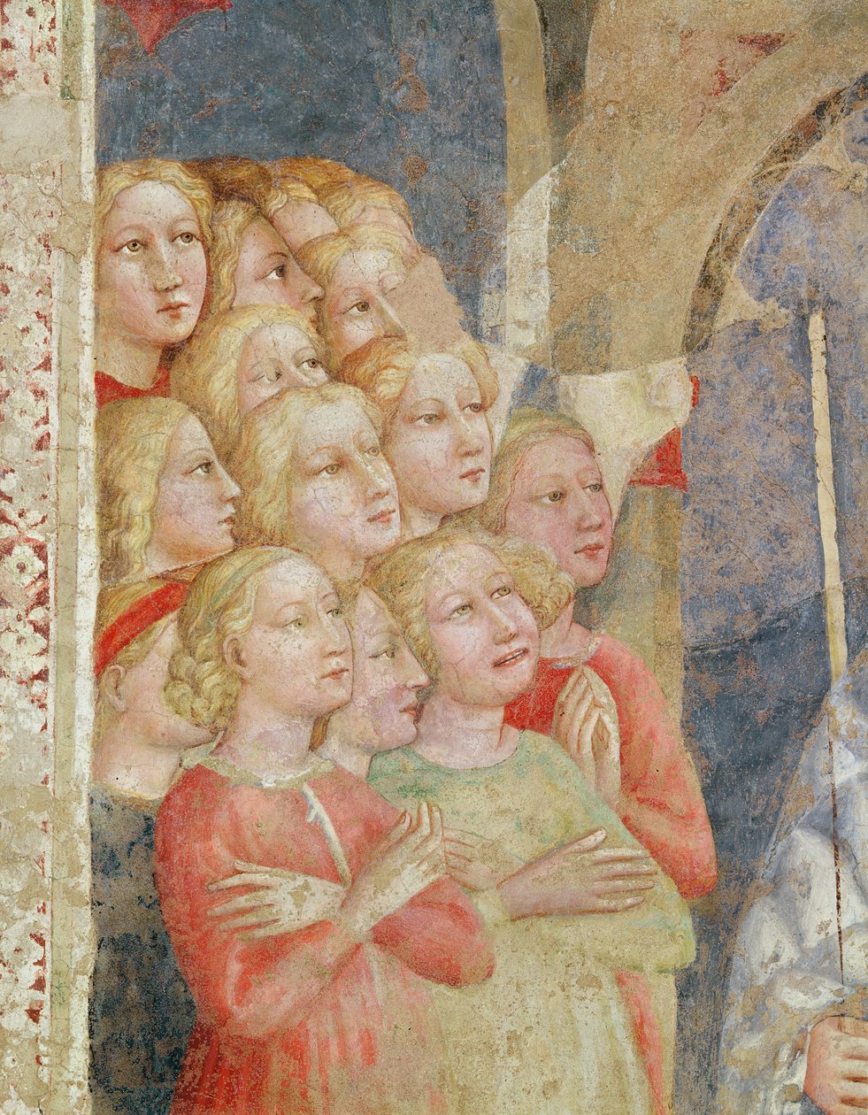 Úlomky hlav od Tommaso Masolino da Panicale