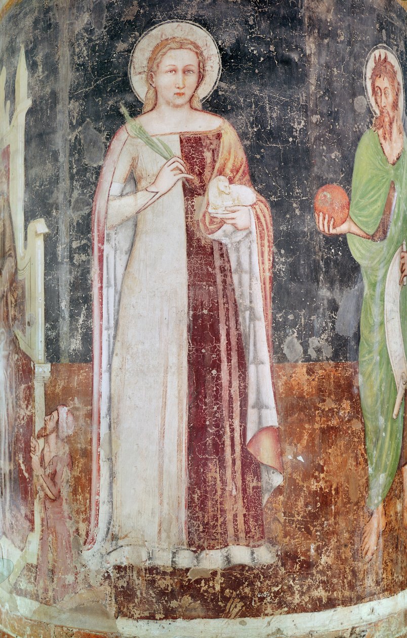Svatá Anežka od Tommaso da Modena