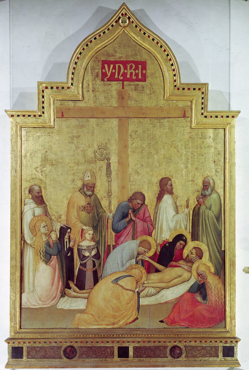 Pieta, cca 1365 (tempera na panelu) od Tommaso di Stefano Giottino