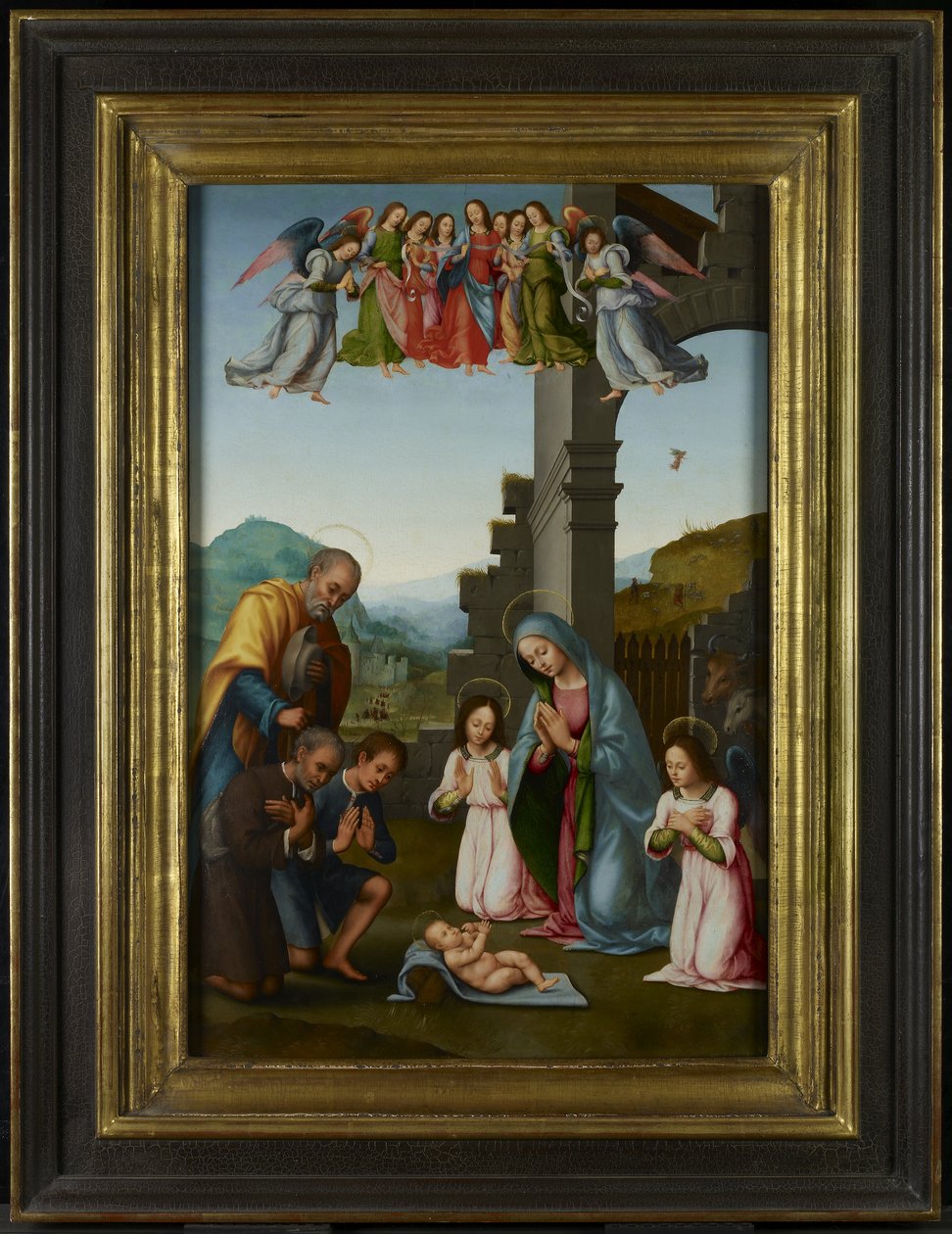 Klanění pastýřů, 1520-40 od Tommaso di Stefano attr. to Lunetti