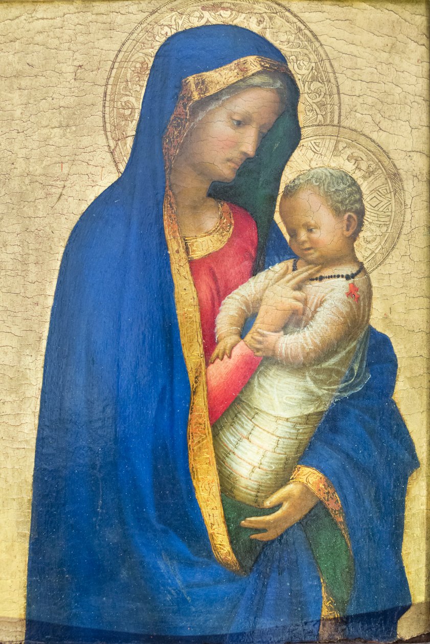 Madonna a dítě od Tommaso Masaccio