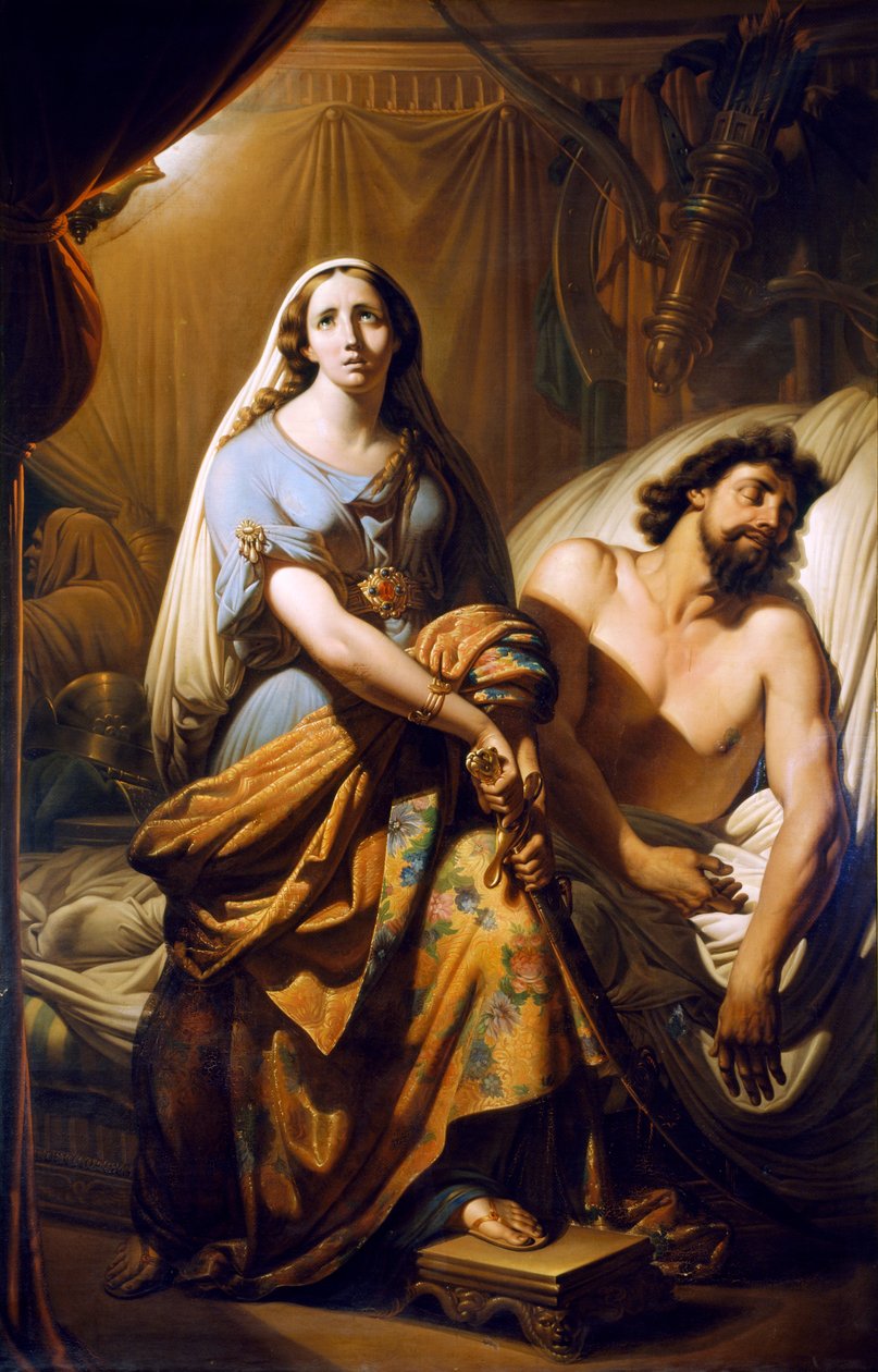 Judith usekne Holofernovi hlavu (olej na plátně) od Tommaso de Vivo