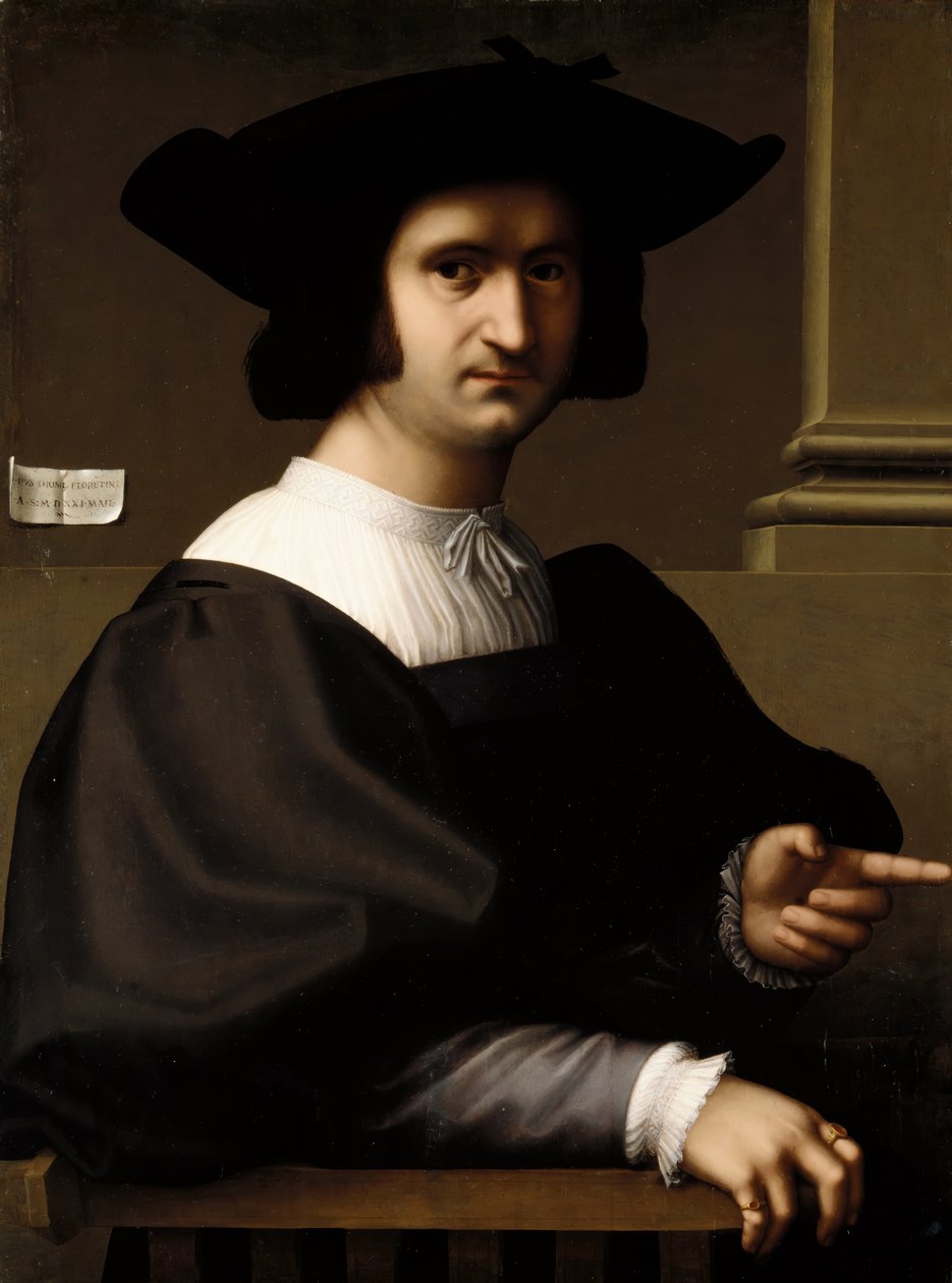 Portrét muže, 1521. od Tommaso di Stefano Lunetti