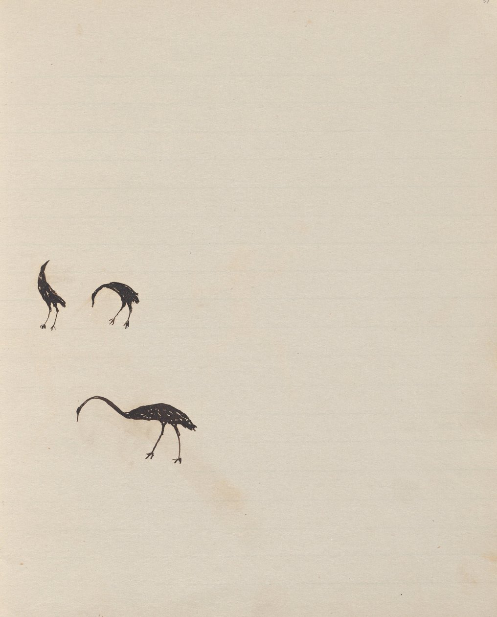 Kwat Kwat people - (Birds) Sketchbook hlavně o aktivitách domorodců a bělochů od Tommy McRae