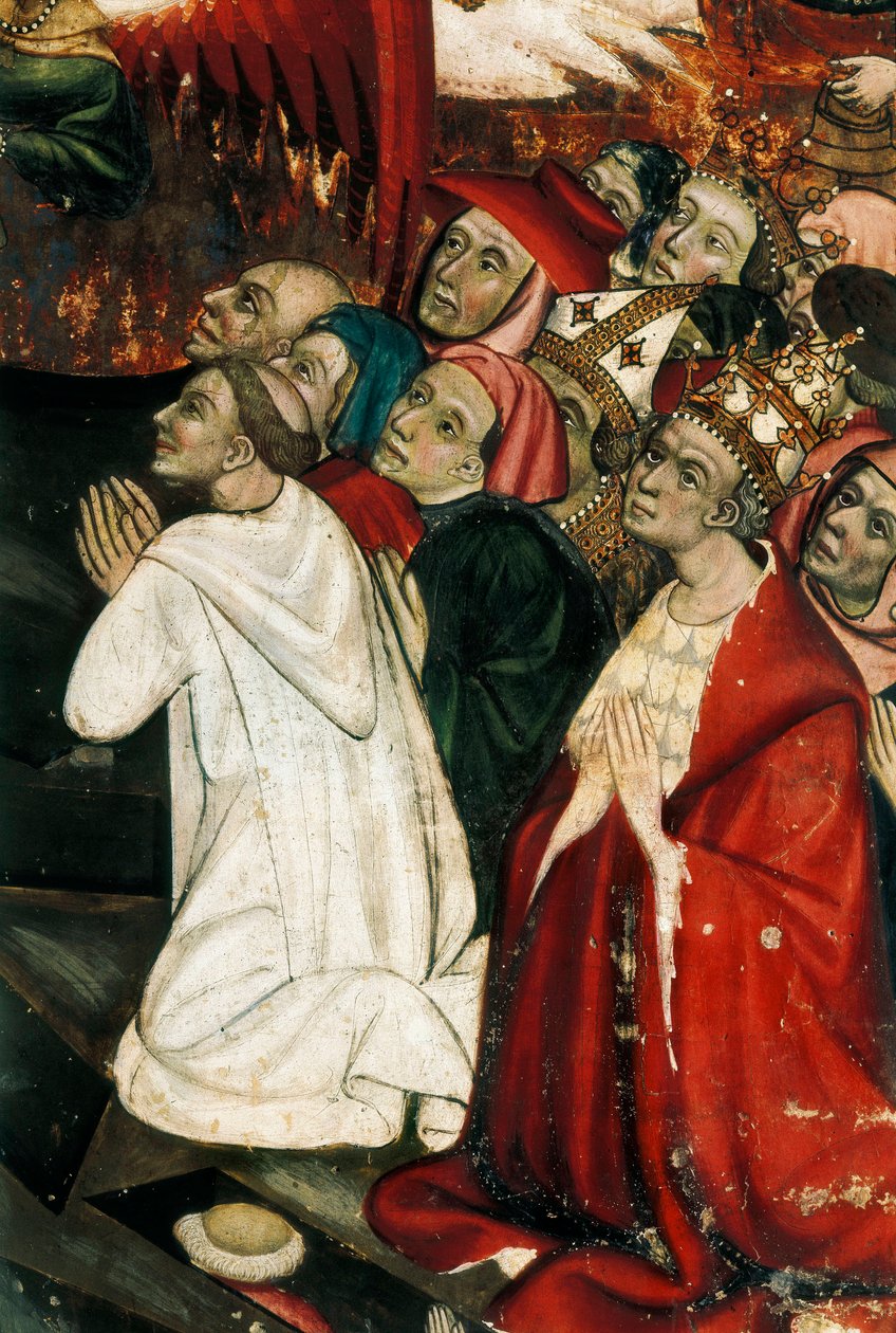Poslední soud, detail oltářního obrazu pocházejícího z kostela San Sebastian z Guimera od Tomás Giner