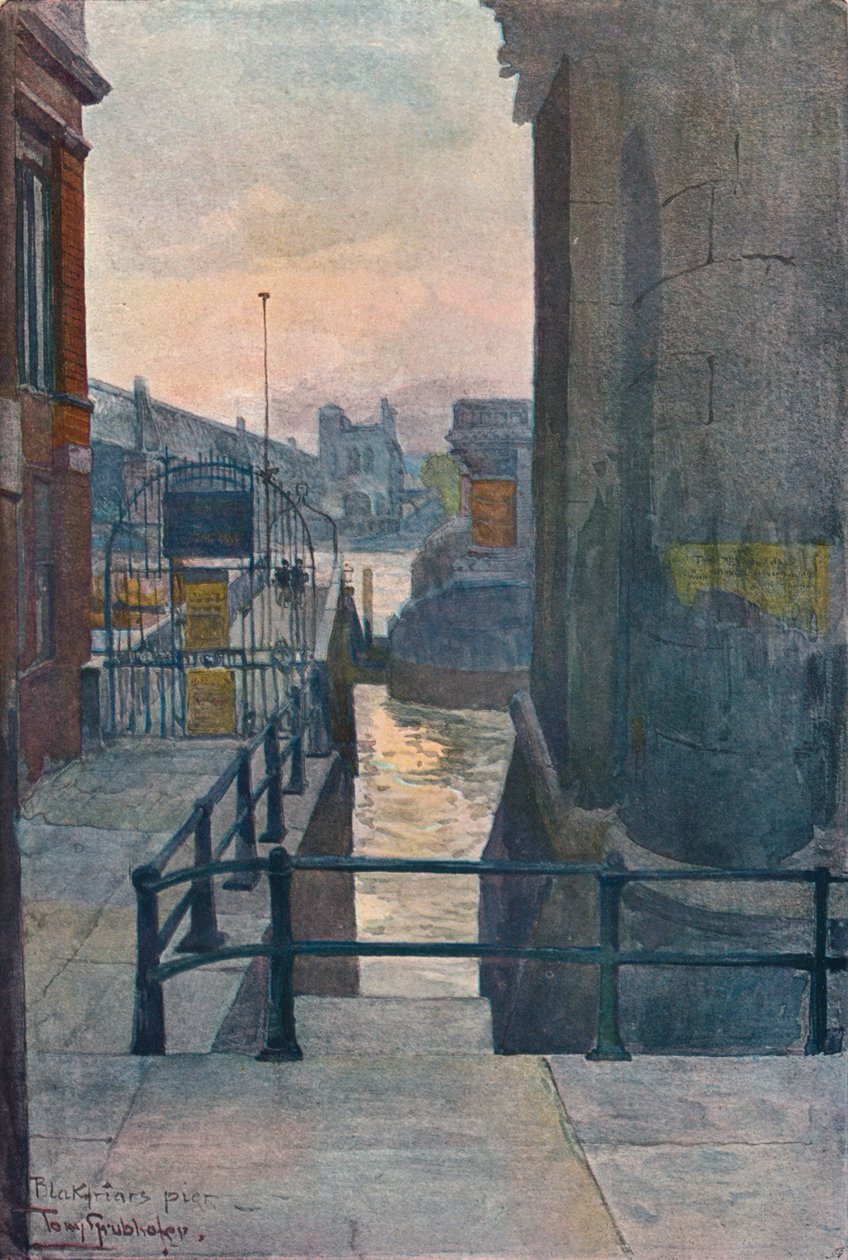 Molo Blackfriars, c1901 od Tony Grubhofer