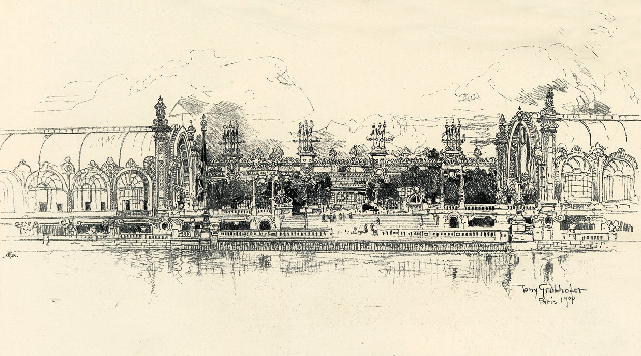 Pavilony zahradnictví a lesnictví od Tonyho Grubhofera, 1900. od Tony Grubhofer