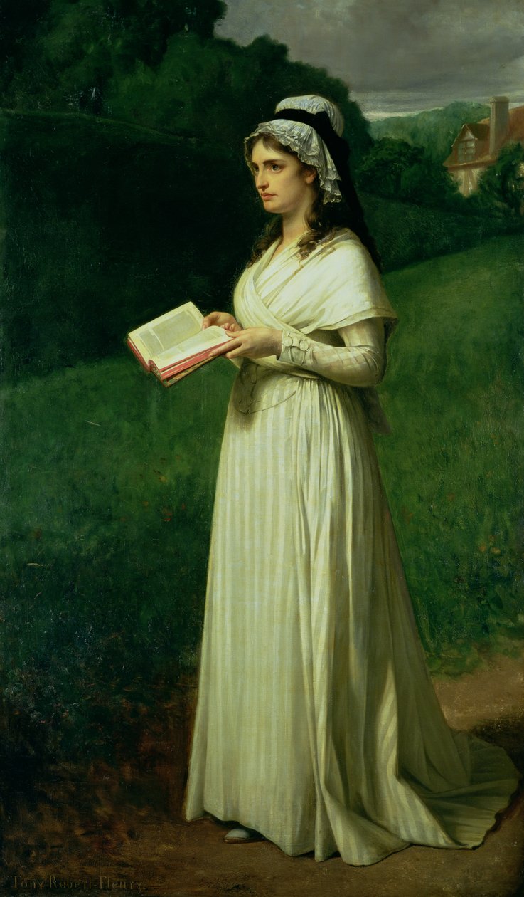 Portrét Charlotte Corday od Tony Robert Fleury