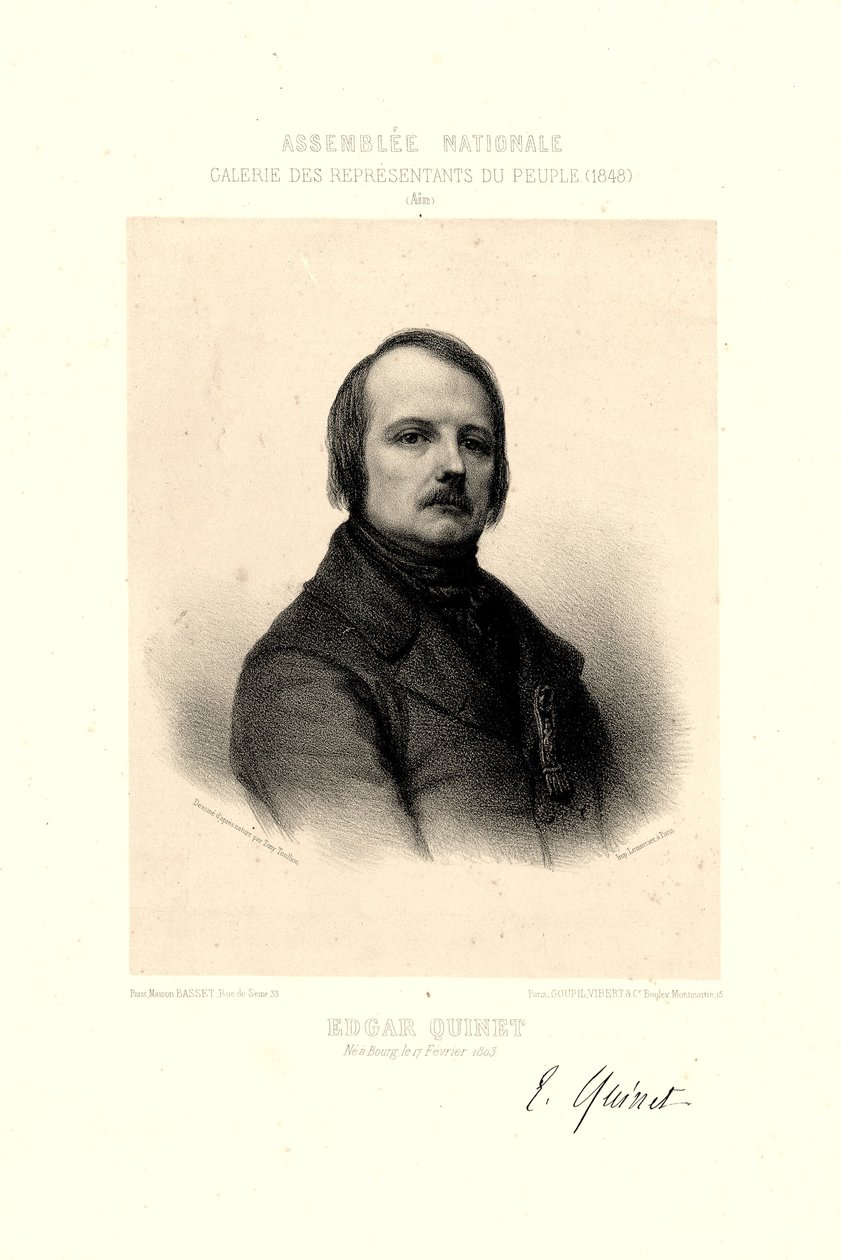 Edgar Quinet od Toullion od Tony Toullion