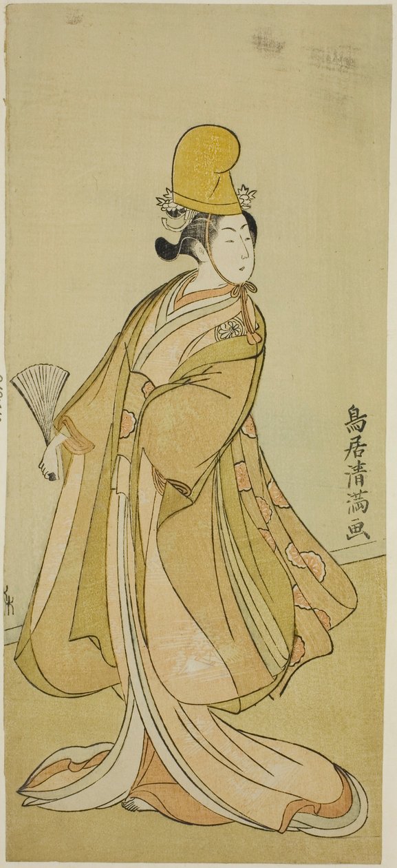 Herec Segawa Kikunojo II od Torii Kiyomitsu I