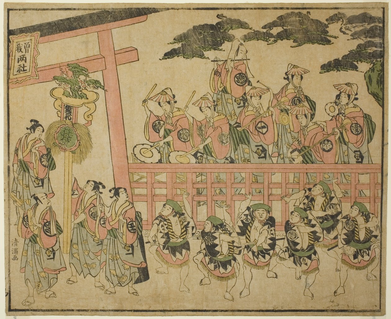 Festival Soga od Torii Kiyomitsu I