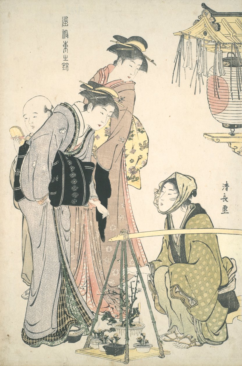 Nákup hrnkových rostlin: Brocades of the East od Torii Kiyonaga