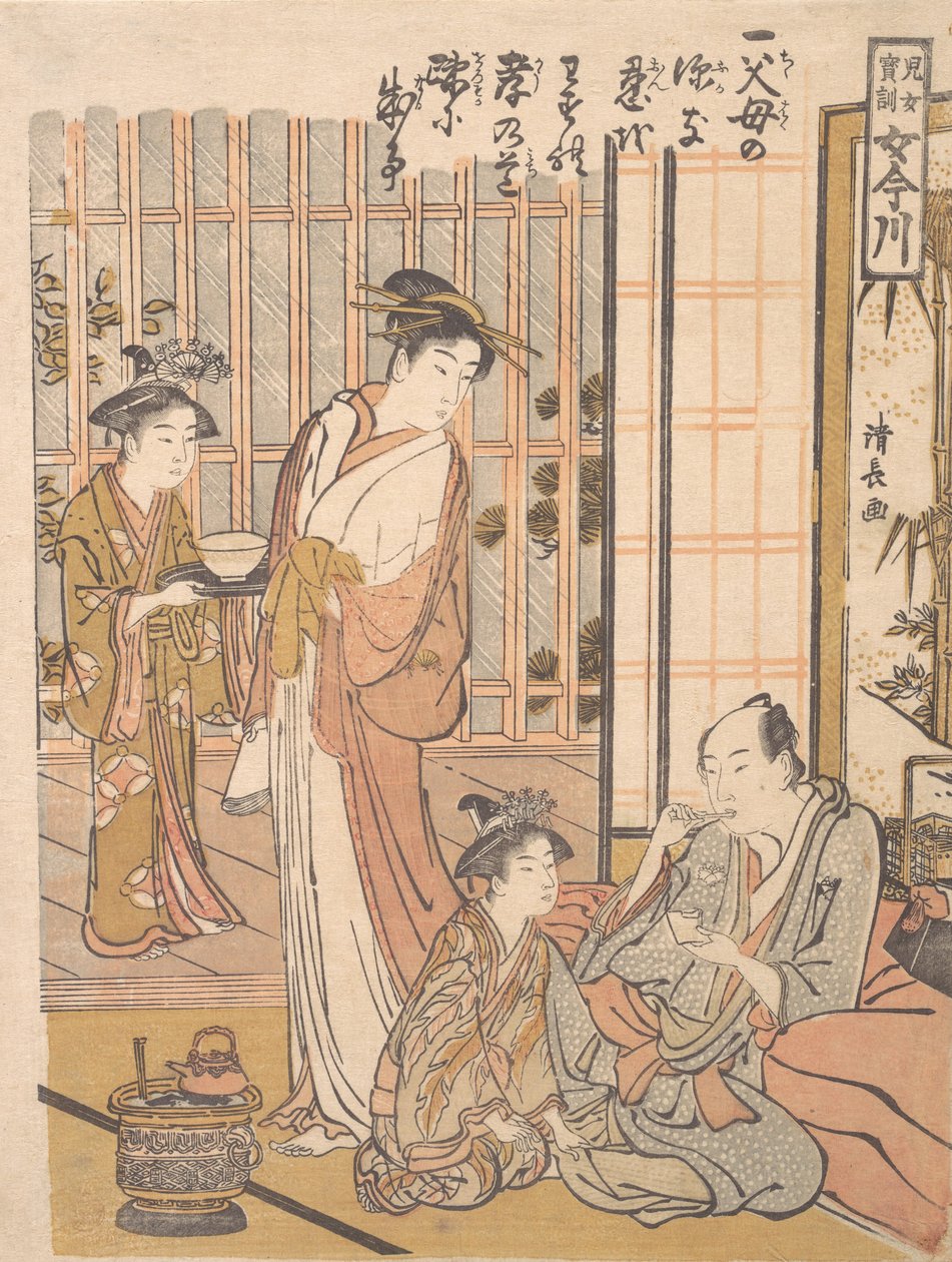 Zapomínání na synovskou zbožnost, ca. 1781. od Torii Kiyonaga