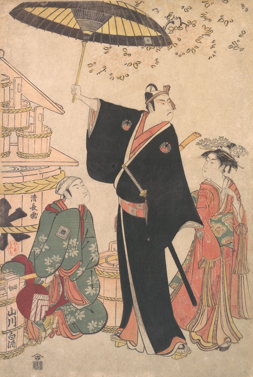 Ichikawa Yaozo III v The Role of Sukeroku ze hry Yukari no Edo-sakura, známé také jako..., od Torii Kiyonaga