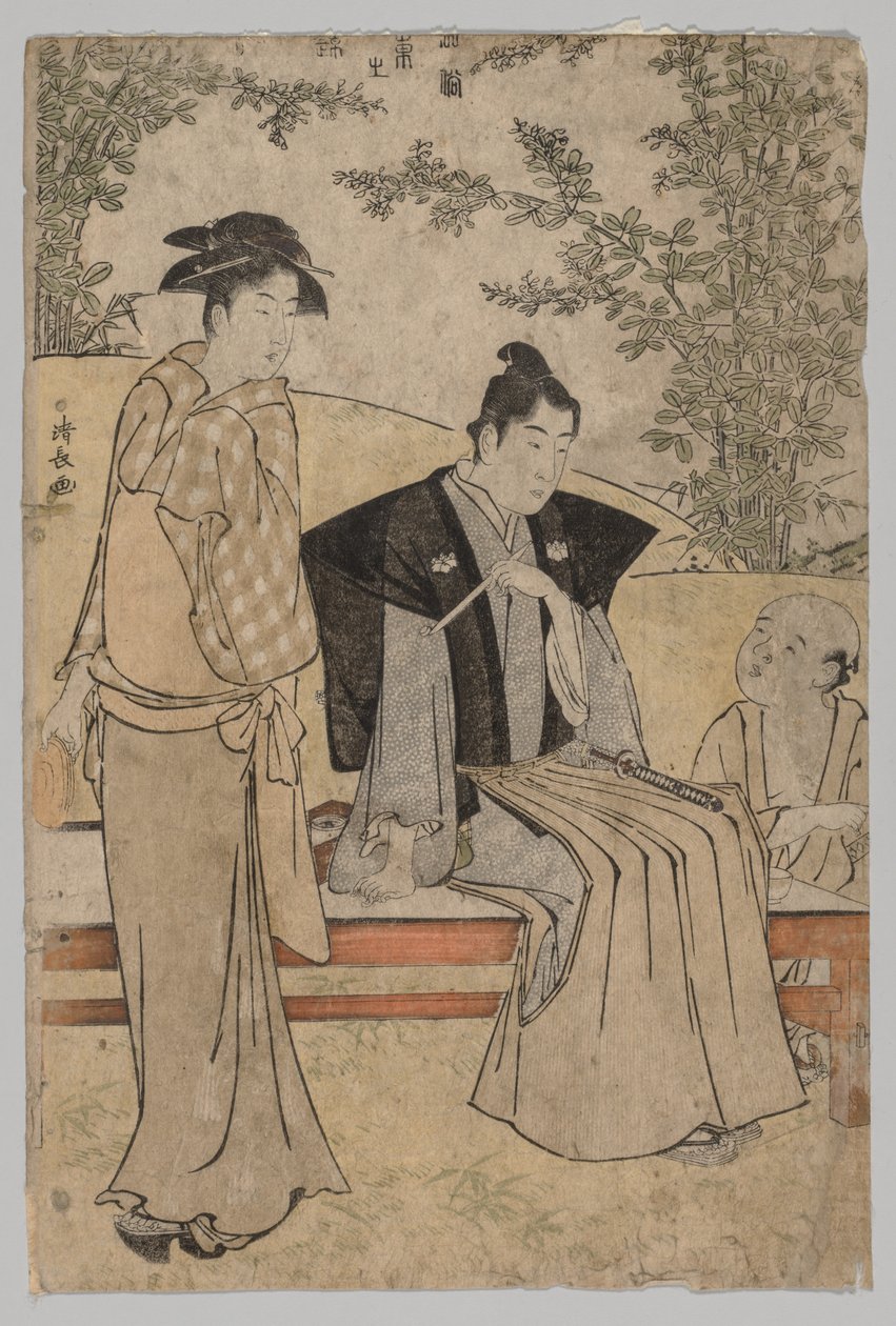 Dva milenci ze série Brokáty východu v módě, 1752-1815. od Torii Kiyonaga