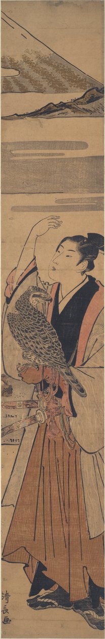 Mladý sokolník od Torii Kiyonaga