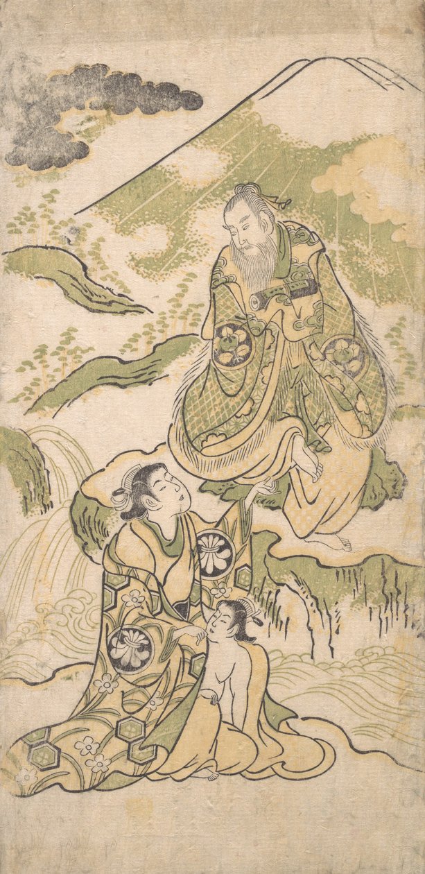 Scéna z dramatu, ca. 1749. od Torii Kiyonobu I