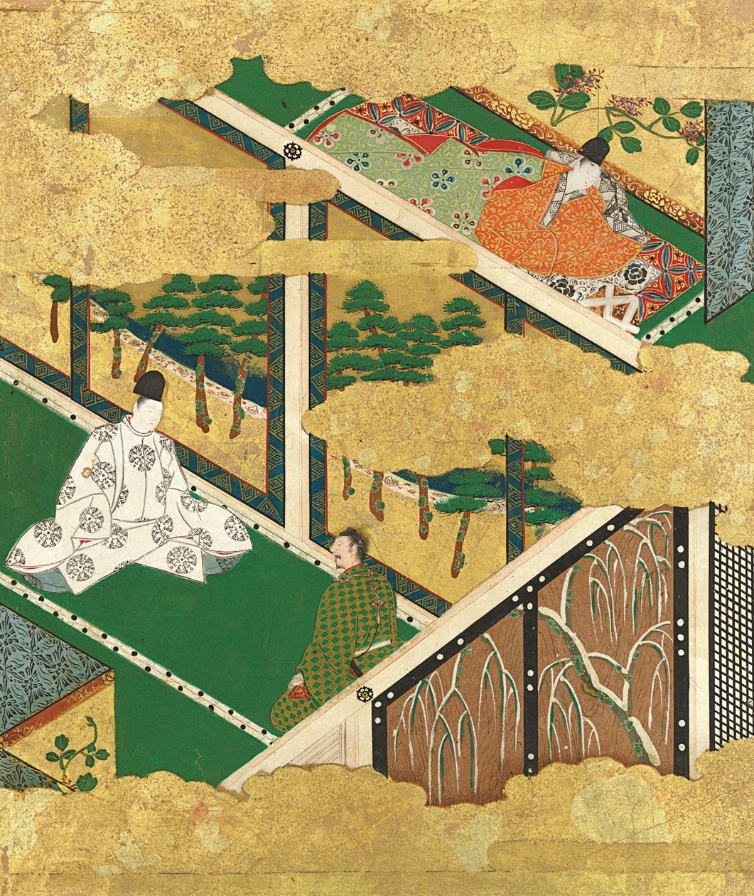 Oak Tree Kashiwagi, konec 16.-začátek 17. století. od Tosa Mitsuyoshi