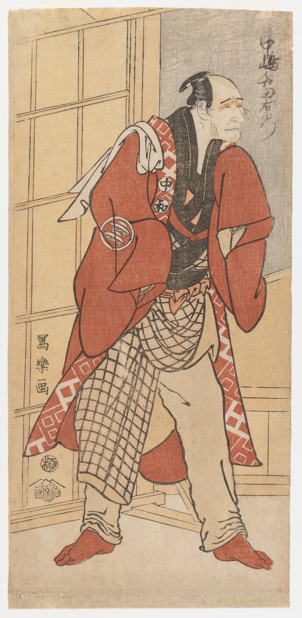 Daizo the Substitute, 1794 (barevný dřevořez) od Toshusai Sharaku