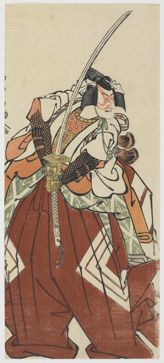 Ichikawa Komazo Good As Shinozuka Around, 1794 od Toshusai Sharaku
